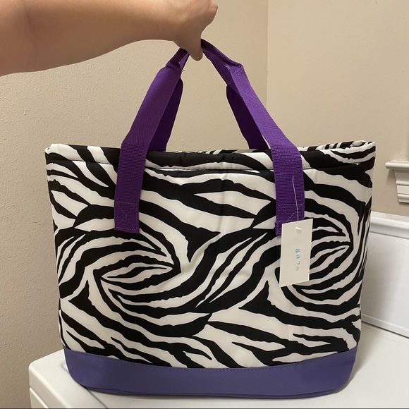 ZEBRA INSULATED FOOD COOLER BAG - Picture 5 of 16